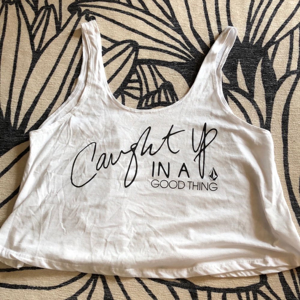 Volcom crop tank top